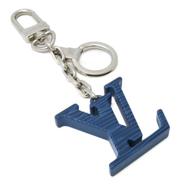 Louis Vuitton Initial Key Chain M67148 Keyring (Navy,Silver) - Picture 1 of 8